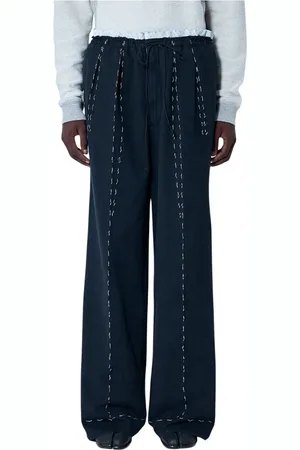 Maison Margiela Hombre, Pantalones, Negro, Talla: M