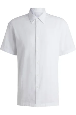HUGO BOSS Hombre, Camisas, Blanco, Talla: L