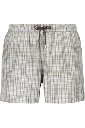 MOORER Hombre, Trajes de baño, Gris, Talla: XL