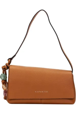 Hispanitas Mujer, Bolsos, Marrón, Talla: ONE Size