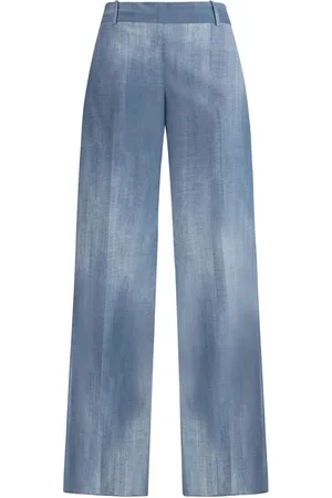ERMANNO SCERVINO Mujer, Pantalones, Azul, Talla: L
