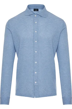 BARBA Hombre, Camisas, Azul, Talla: 3XL