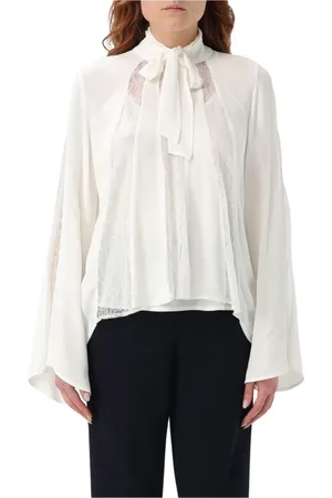 Twin-Set Mujer, Blusas y Camisas, Blanco, Talla: 2XL