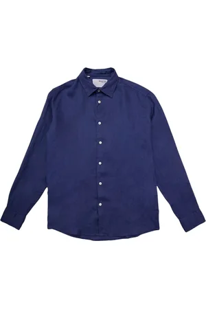 SELECTED Hombre, Camisas, Azul, Talla: M
