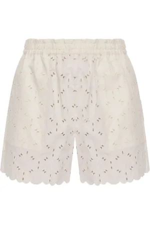 Moncler Mujer, Pantalones cortos, Blanco, Talla: S