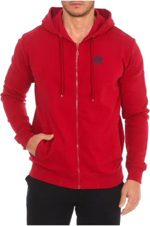 North Sails Hombre, Sudaderas, Rojo, Talla: L