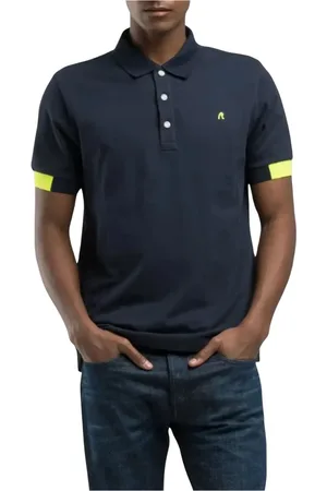 Replay Hombre, Camisetas, Azul, Talla: XL