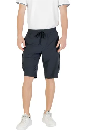 HUGO BOSS Hombre, Pantalones cortos, Azul, Talla: L