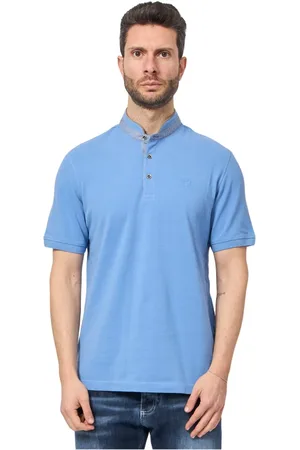 Bugatti Hombre, Camisetas, Azul, Talla: L