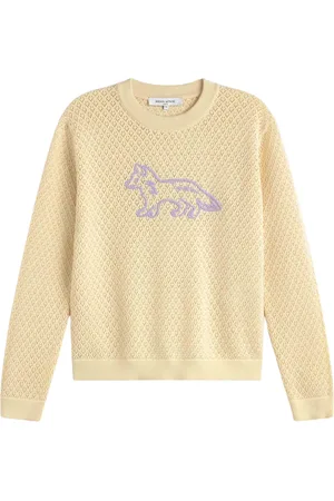 Maison Kitsuné Mujer, Jerseys, Amarillo, Talla: M