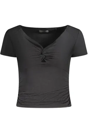 Guess Mujer, Camisetas, Negro, Talla: M