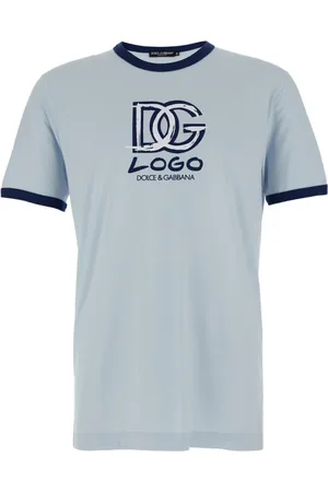 Dolce & Gabbana Hombre, Camisetas, Azul, Talla: XL