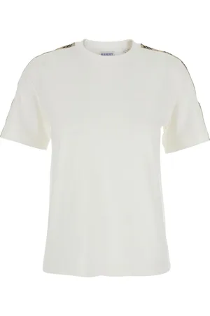 Burberry Mujer, Camisetas, Blanco, Talla: S