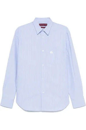 Gucci Hombre, Camisas, Azul, Talla: L