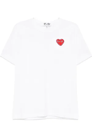 Comme des Garçons Mujer, Camisetas, Blanco, Talla: S