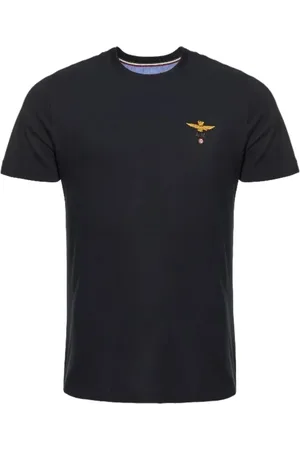 Aeronautica Militare Hombre, Camisetas, Azul, Talla: 2XL