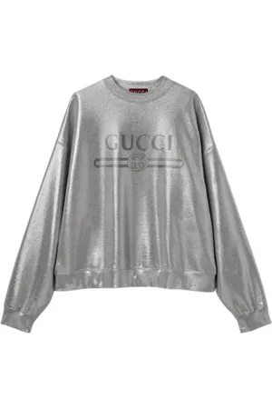 Gucci Mujer, Sudaderas, Gris, Talla: S