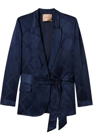 Twin-Set Mujer, Chaquetas, Azul, Talla: XS