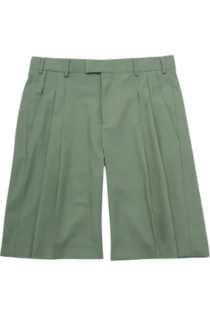 A PAPER KID Hombre, Pantalones cortos, Verde, Talla: S