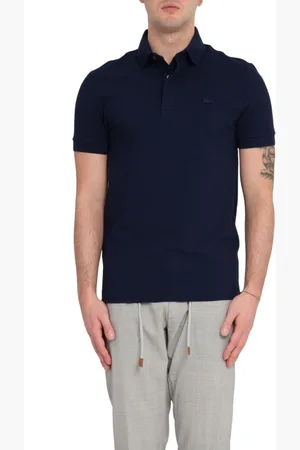 Lacoste Hombre, Camisetas, Azul, Talla: S