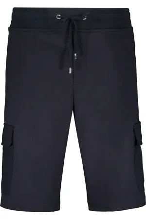 MOORER Hombre, Pantalones cortos, Azul, Talla: L