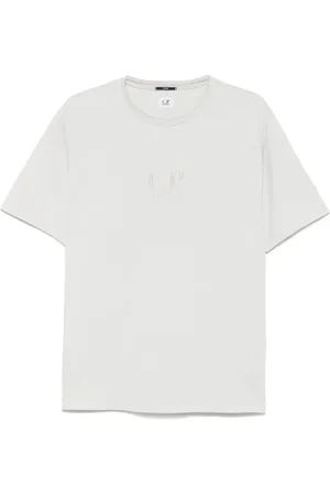 C.P. Company Hombre, Camisetas, Gris, Talla: L