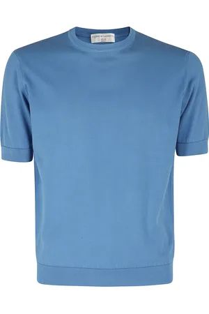 FILIPPO DE LAURENTIIS Hombre, Camisetas, Azul, Talla: 4XL