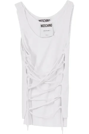 Moschino Mujer, Camisetas, Blanco, Talla: S