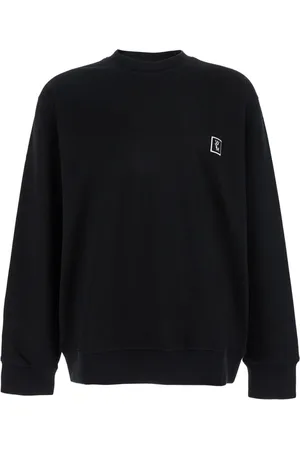 WOOYOUNGMI Hombre, Sudaderas, Negro, Talla: M
