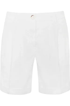 RE-HASH Mujer, Pantalones cortos, Blanco, Talla: W32