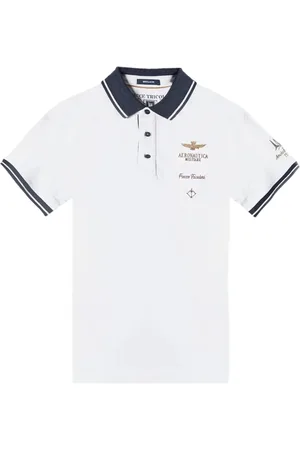 Aeronautica Militare Hombre, Camisetas, Blanco, Talla: 2XL