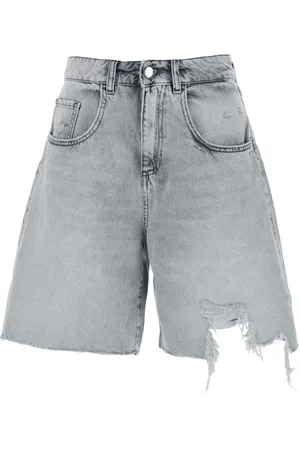 Icon Denim Mujer, Pantalones cortos, Gris, Talla: W25