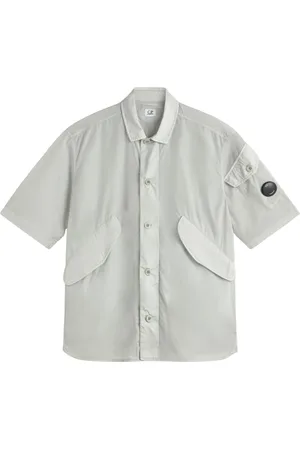 C.P. Company Hombre, Camisas, Gris, Talla: L