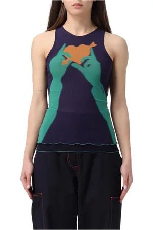 SUNNEI Mujer, Camisetas, Azul, Talla: L