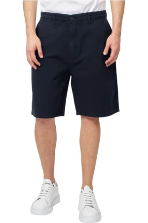 Guess Hombre, Pantalones cortos, Azul, Talla: W30