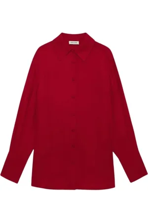 ANINE BING Mujer, Blusas y Camisas, Rojo, Talla: M