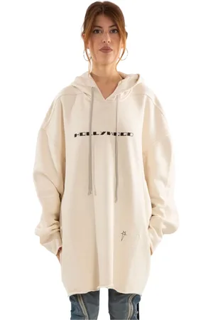 Rick Owens Mujer, Sudaderas, Blanco, Talla: M