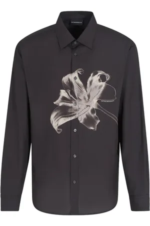 Emporio Armani Hombre, Camisas, Negro, Talla: L