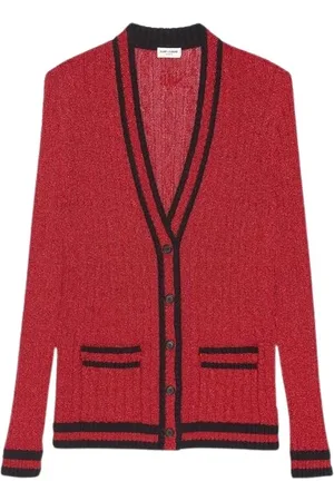 Saint Laurent Mujer, Jerseys, Rojo, Talla: S