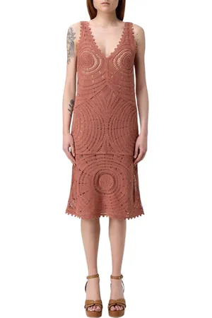 Twin-Set Mujer, Vestidos, Marrón, Talla: S