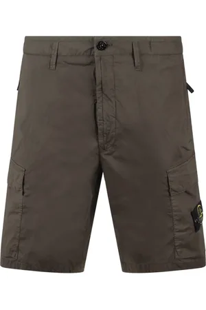 Stone Island Hombre, Pantalones cortos, Gris, Talla: W33