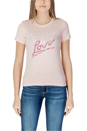 Guess Mujer, Camisetas, Rosa, Talla: M