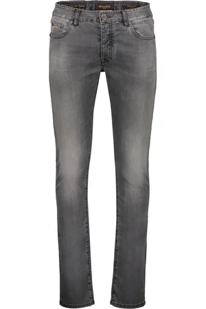 MOORER Hombre, Vaqueros, Gris, Talla: W34