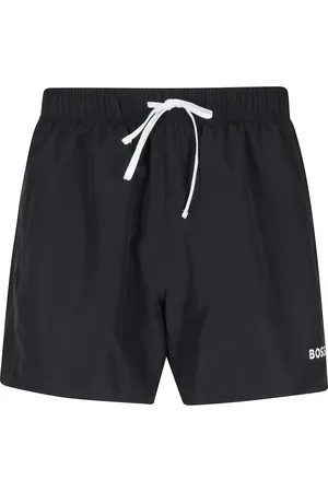 HUGO BOSS Hombre, Pantalones cortos, Negro, Talla: S