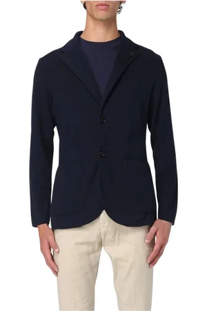 LARDINI Hombre, Chaquetas, Azul, Talla: XL