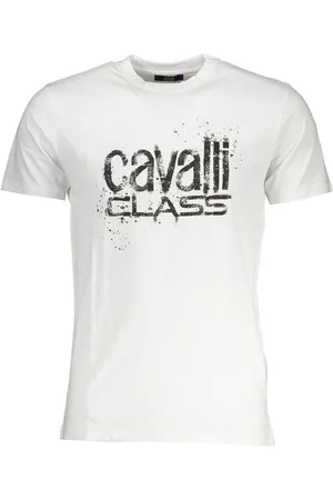 Roberto Cavalli Hombre, Camisetas, Blanco, Talla: 2XL