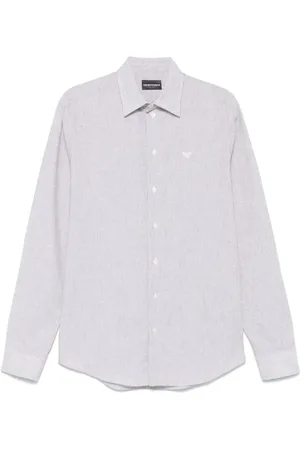 Emporio Armani Hombre, Camisas, Gris, Talla: XL