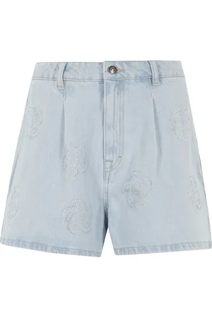 ROTATE Mujer, Pantalones cortos, Azul, Talla: W27