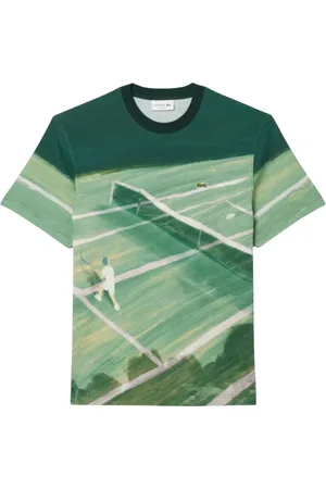 Lacoste Hombre, Camisetas, Verde, Talla: XS