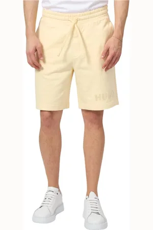 HUGO BOSS Hombre, Pantalones cortos, Amarillo, Talla: M